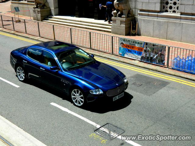 Maserati Quattroporte spotted in Hong Kong, China