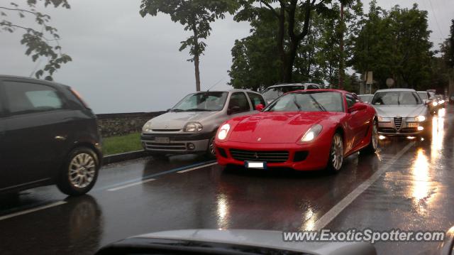 Ferrari 599GTB spotted in Bergamo, Italy