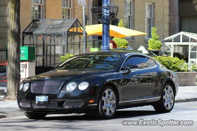 Bentley Continental spotted in Toronto, Canada