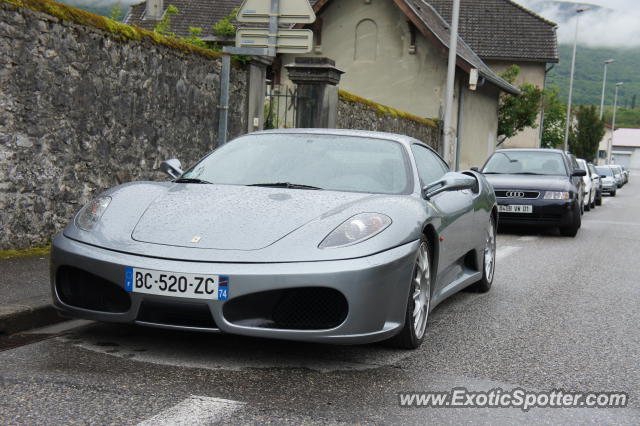 Ferrari F430 spotted in Seyssel, France