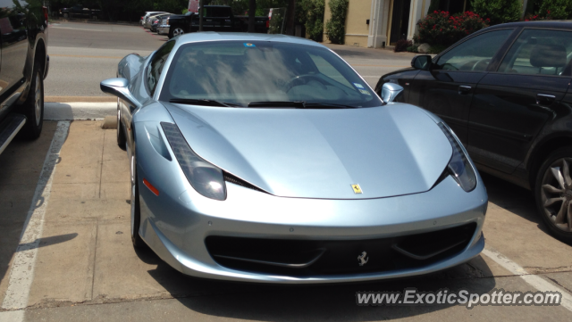 Ferrari 458 Italia spotted in Dallas, Texas