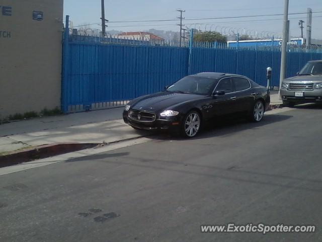 Maserati Quattroporte spotted in Los Angeles, California