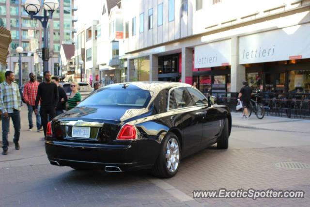 Rolls Royce Ghost spotted in Toronto, Canada