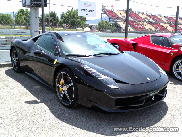 Ferrari 458 Italia spotted in Montmeló, Spain