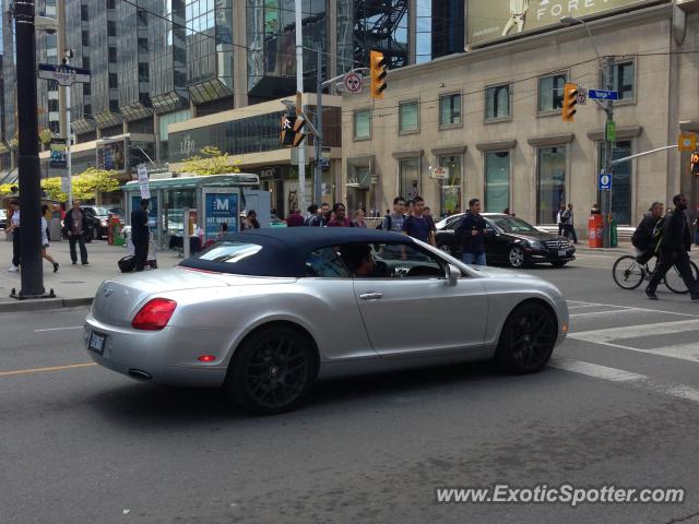 Bentley Continental spotted in Toronto, Canada