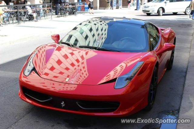 Ferrari 458 Italia spotted in Toronto, Canada