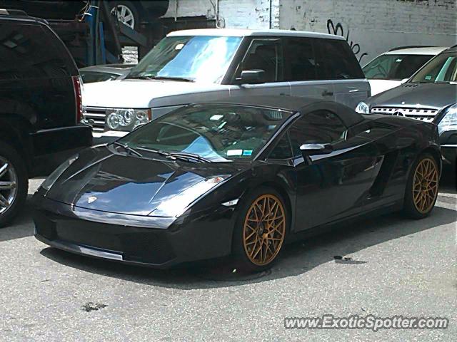 Lamborghini Gallardo spotted in New York City, New York