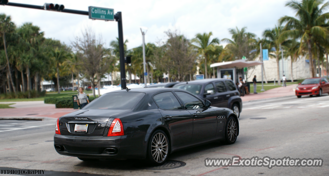 Maserati Quattroporte spotted in Miami, Florida