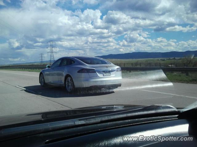 Tesla Model S spotted in Colorado Springs, Colorado