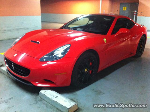 Ferrari California spotted in Beirut, Lebanon