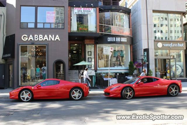 Ferrari 458 Italia spotted in Toronto, Canada