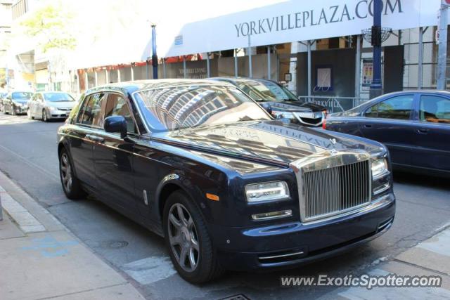 Rolls Royce Phantom spotted in Toronto, Canada