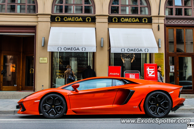 Lamborghini Aventador spotted in Munich, Germany