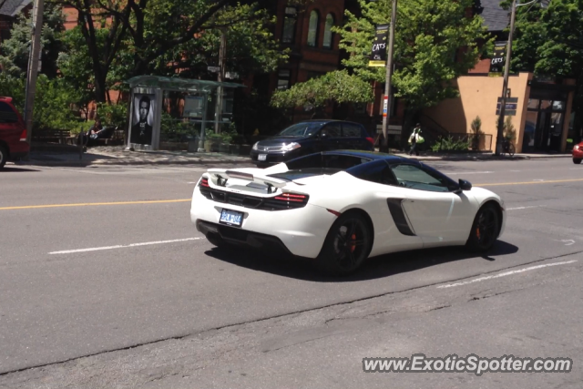 Mclaren MP4-12C spotted in Toronto, Canada