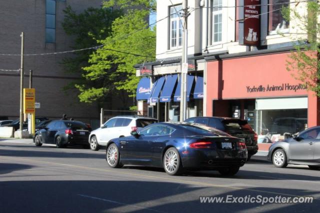 Aston Martin DB9 spotted in Toronto, Canada