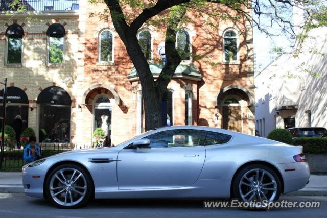 Aston Martin DB9 spotted in Toronto, Canada