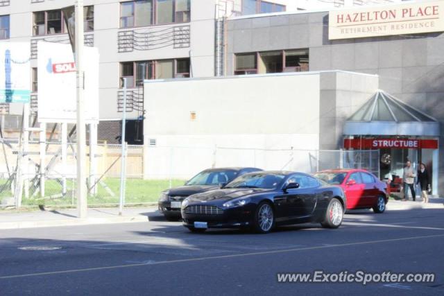 Aston Martin DB9 spotted in Toronto, Canada