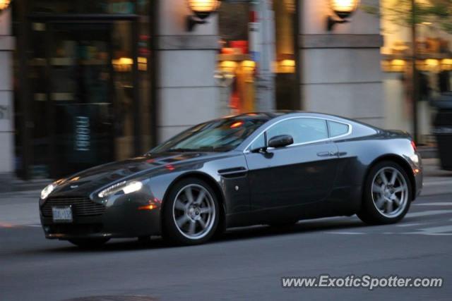 Aston Martin Vantage spotted in Toronto, Canada