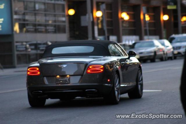 Bentley Continental spotted in Toronto, Canada