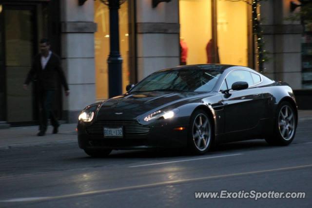 Aston Martin Vantage spotted in Toronto, Canada