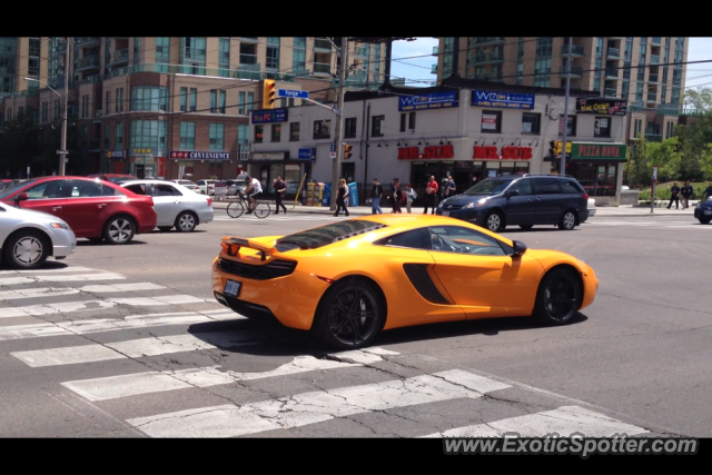 Mclaren MP4-12C spotted in Toronto, Canada