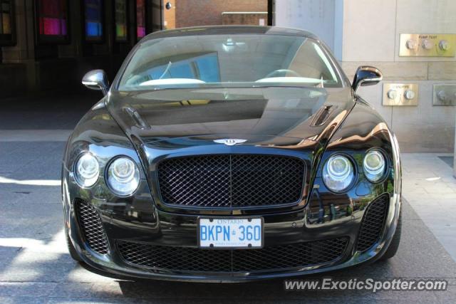 Bentley Continental spotted in Toronto, Canada