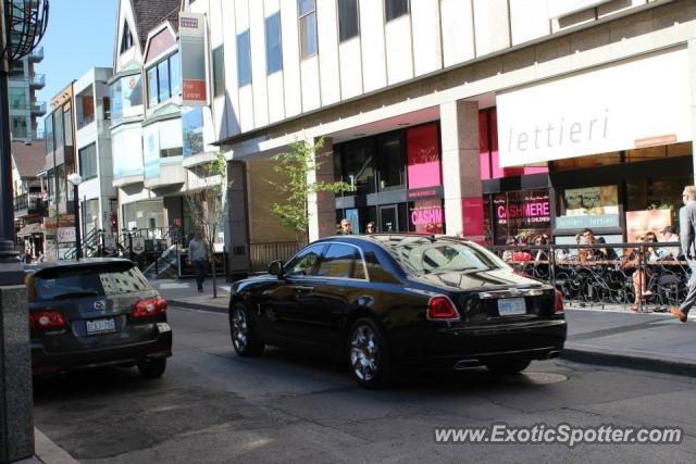 Rolls Royce Ghost spotted in Toronto, Canada