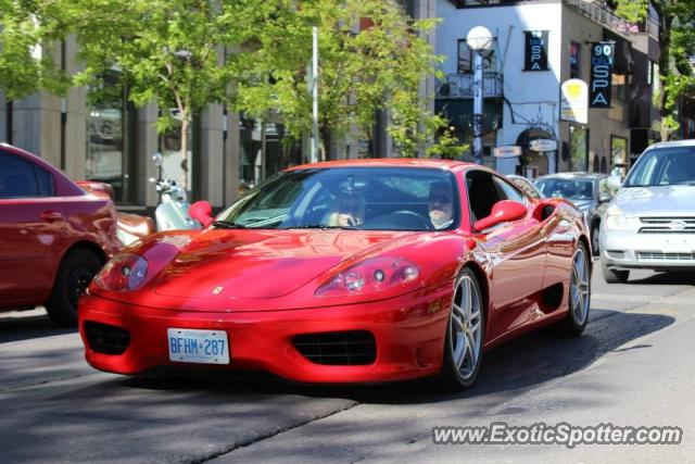 Ferrari 360 Modena spotted in Toronto, Canada