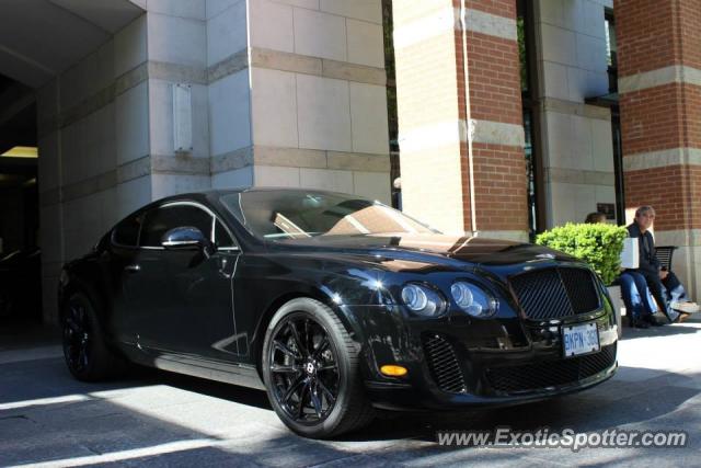 Bentley Continental spotted in Toronto, Canada