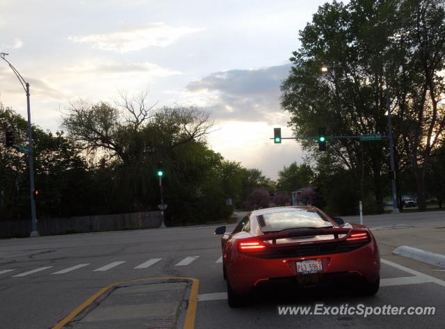 Mclaren MP4-12C spotted in Deer Park, Illinois