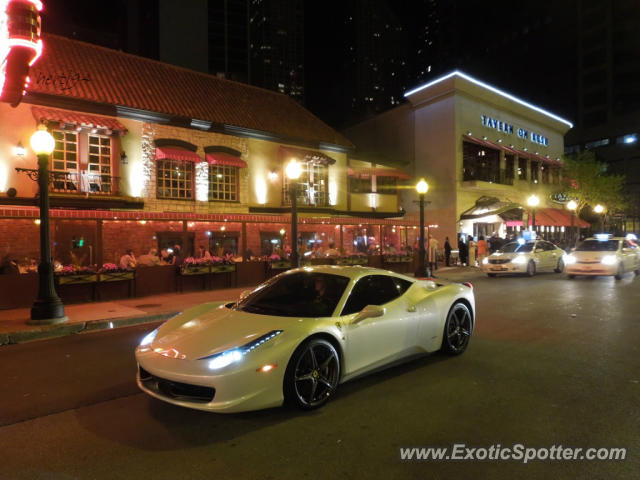 Ferrari 458 Italia spotted in Chicago, Illinois