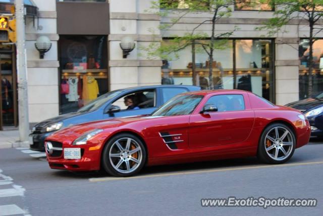 Mercedes SLS AMG spotted in Toronto, Canada