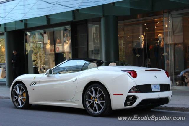 Ferrari California spotted in Toronto, Canada