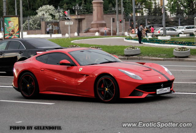 Ferrari F12 spotted in Moscow, Russia