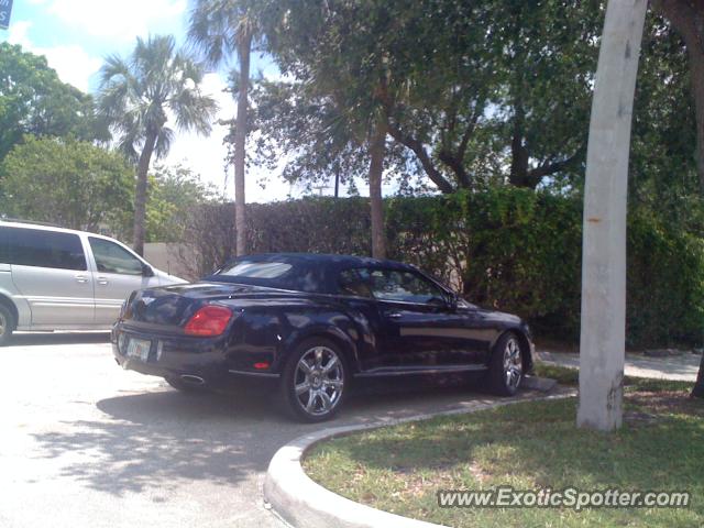 Bentley Continental spotted in Boca Raton, Florida