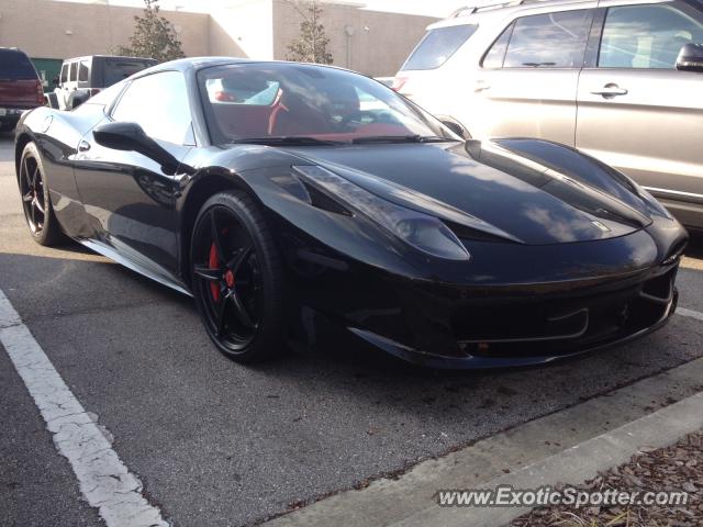 Ferrari 458 Italia spotted in Jacksonville, Florida