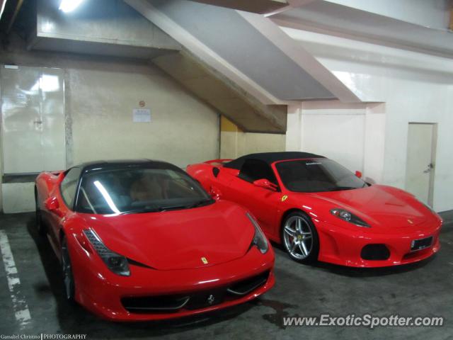 Ferrari 458 Italia spotted in Jakarta, Indonesia