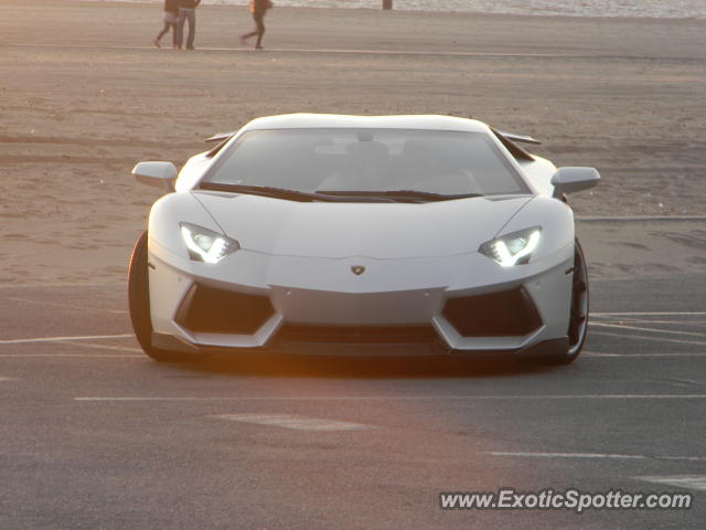 Lamborghini Aventador spotted in Malibu, California