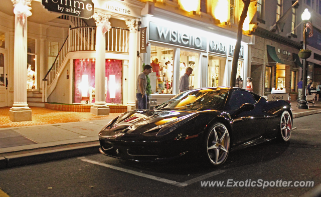 Ferrari 458 Italia spotted in Red bank, New Jersey