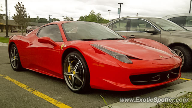 Ferrari 458 Italia spotted in Prairie Village, Kansas