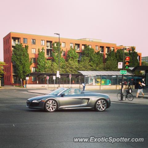 Audi R8 spotted in Montreal, Canada