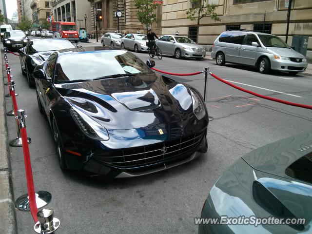 Ferrari F12 spotted in Montreal, Canada