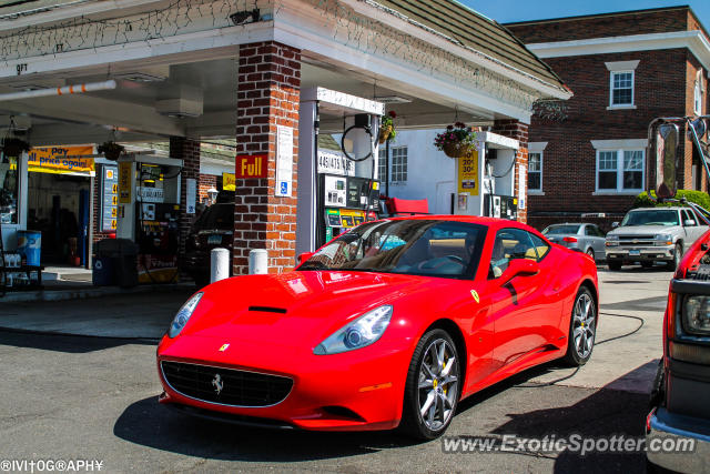 Ferrari California spotted in Greenwich, Connecticut