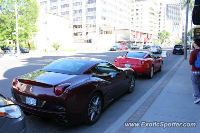 Ferrari California spotted in Toronto, Canada