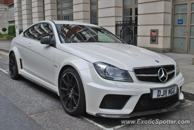 Mercedes C63 AMG Black Series spotted in London, United Kingdom