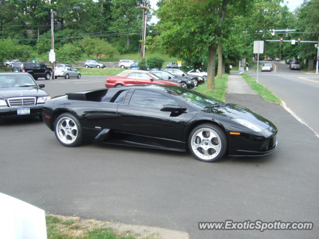 Lamborghini Murcielago spotted in Greenwich, Connecticut