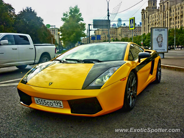 Lamborghini Gallardo spotted in Moscow, Russia