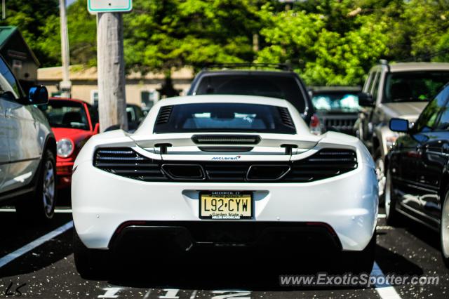 Mclaren MP4-12C spotted in Greenwich, Connecticut