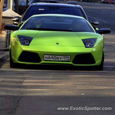 Lamborghini Murcielago spotted in Moscow, Russia