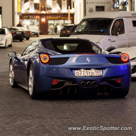 Ferrari 458 Italia spotted in Moscow, Russia